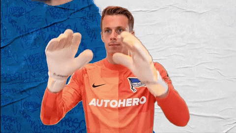 Bundesliga Goalkeeper GIF by Hertha BSC