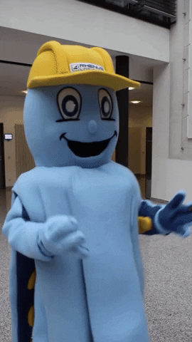 Mascot Rheiner GIF by Rhenus Logistics