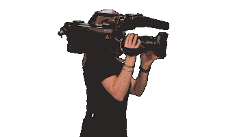 Cameraman Sticker by EMG Netherlands
