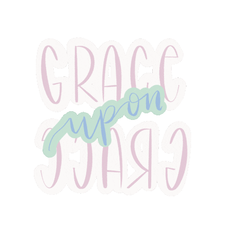 enniiaa jesus faith grace grace upon grace Sticker