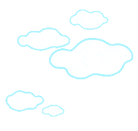 Chicken Clouds Sticker