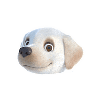 twoblindbrothers dog animated pip guidedog Sticker