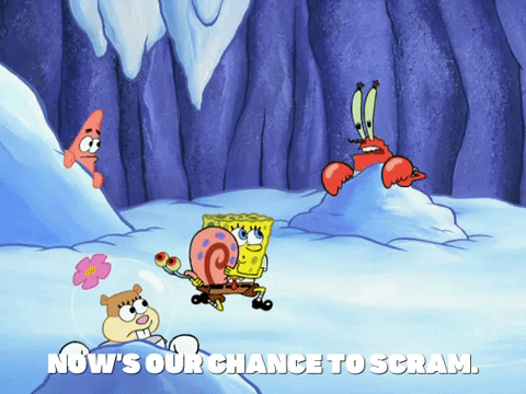 season 8 frozen face-off GIF by SpongeBob SquarePants