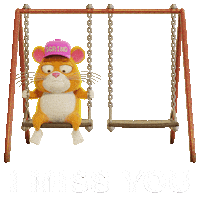Miss You Hamster Sticker by Grind