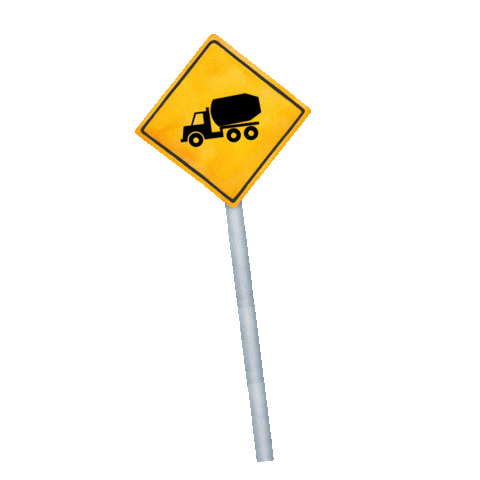 Construction Sticker by Little Rae Prints