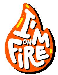 Fire Omg Sticker