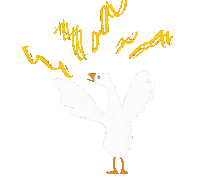 Goose Kaz Sticker