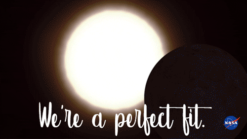 sun moon GIF by NASA