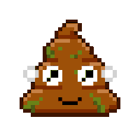 Art Shitting Sticker by Poopies.io