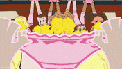 panty and stocking with garterbelt cheerleading GIF