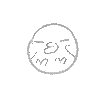 yurikomonogatari heart sad white line Sticker