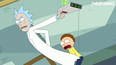 Season 1 Running GIF by Rick and Morty