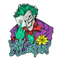The Joker Sticker by Bengala Spain