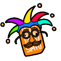 Joker Carnaval Sticker by Simyo