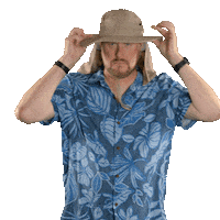 Sun Hat Sticker by DaveAndMahoney