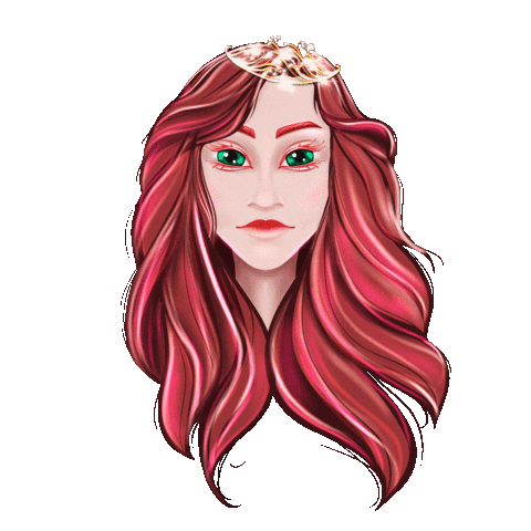 Girl King Sticker