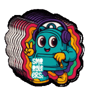 Smoogleers smoogleers backvibe Sticker