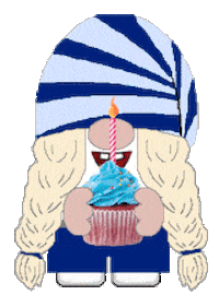 Happy Birthday Gnome Sticker