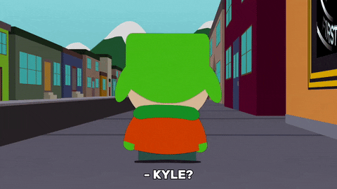 sad kyle broflovski GIF by South Park 
