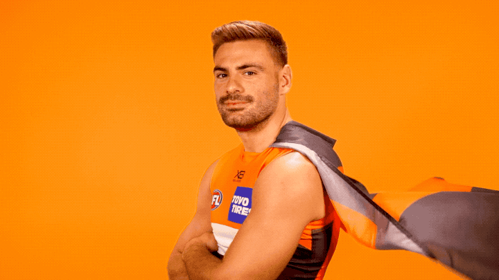 Aussie Rules Superhero GIF by GIANTS