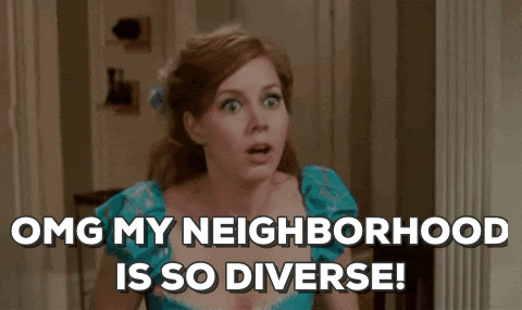white girl loves nieghborhood GIF by Center for Story-based Strategy 