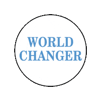 Joa World Changer Sticker by justoneafrica