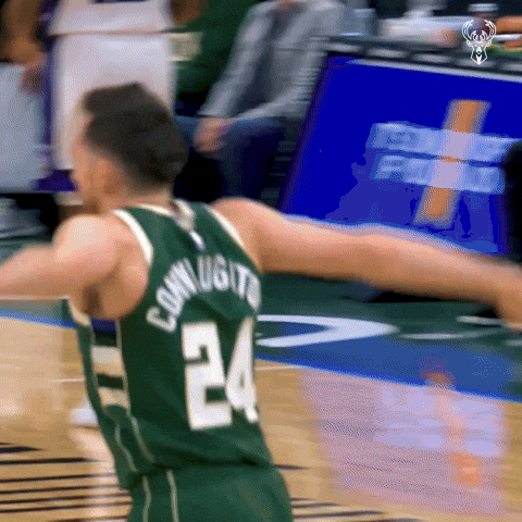 Bobbyportis Celebrate GIF by Milwaukee Bucks