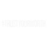 make him wait trust your worth Sticker by Abby Anderson