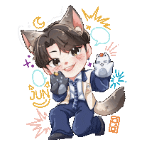 Follow 준 Sticker