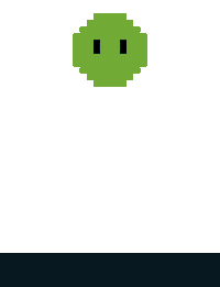 Circumflex pixel slime physic Sticker