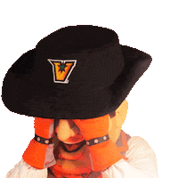 Disappointed Vaquero Sticker by The University of Texas Rio Grande Valley