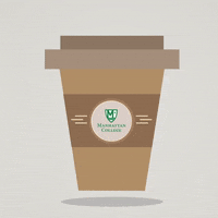 manhattanedu coffee college nyc yum GIF