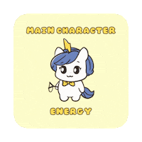 Center Stage Bu Sticker by Brave Unicorn