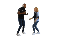 hagonederland friends lets go clean cleaning Sticker