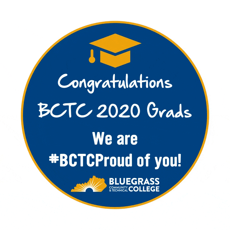 BluegrassCTC giphyupload graduation bctc GIF