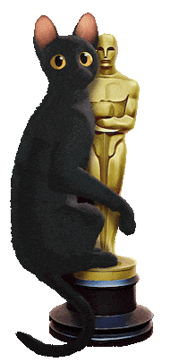 Black Cat Love Sticker by CurzonCinemas