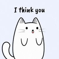 White Cat Good Job GIF by MESA My Emotional Support Animal