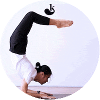 karmayoga yoga karma do good half moon Sticker
