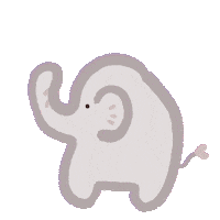 Water Elephant Sticker