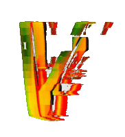 Glitch Alphabet Sticker by #BASILIO