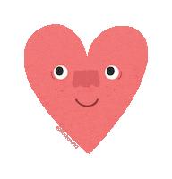Heart Feliz Sticker