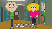 talking mr. mackey GIF by South Park 