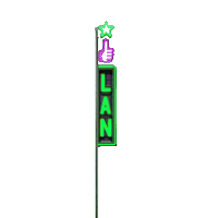 Lights All Night Lan Sticker by Disco Donnie Presents