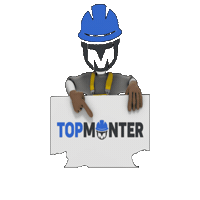 topmonter worker topmonter pracovne odevy Sticker