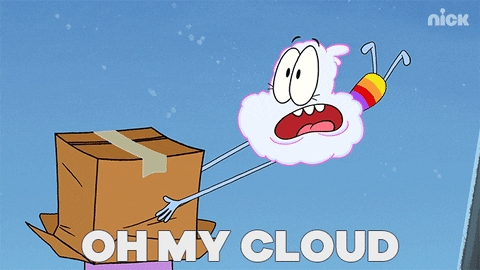 Uh Oh Cloud GIF by Nickelodeon