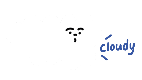 Cloud Weather Sticker