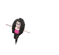 Happy Girl Sticker