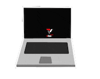 Logo Computer Sticker by Vibsmedia