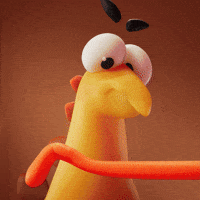 Shock Biting GIF by Claynosaurz