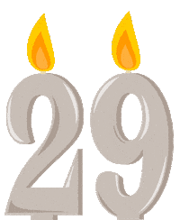 Birthday Flickering Sticker